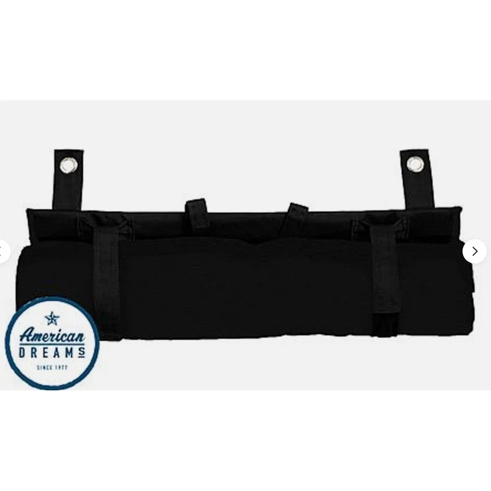 Hanging Jewelry Organizer - The Ultimate Jewelry Travel Hide Away Scroll Black
